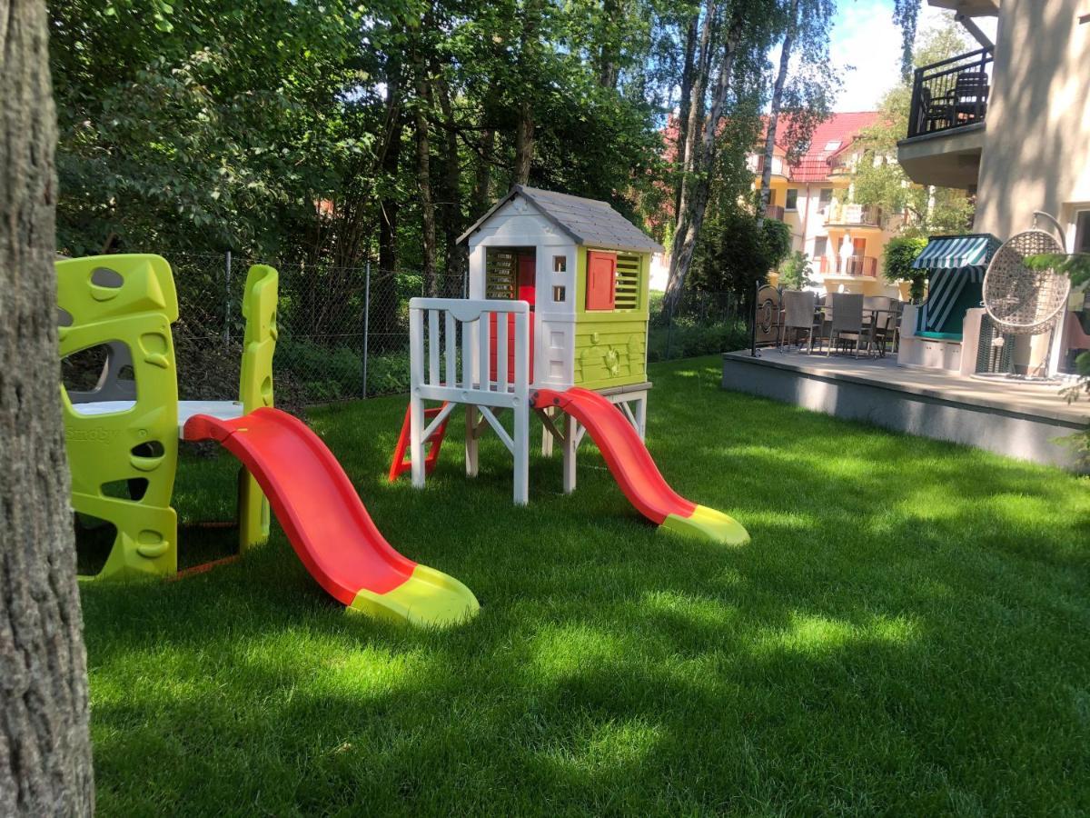Ferienwohnung Flamingo Pobierowo Exterior foto